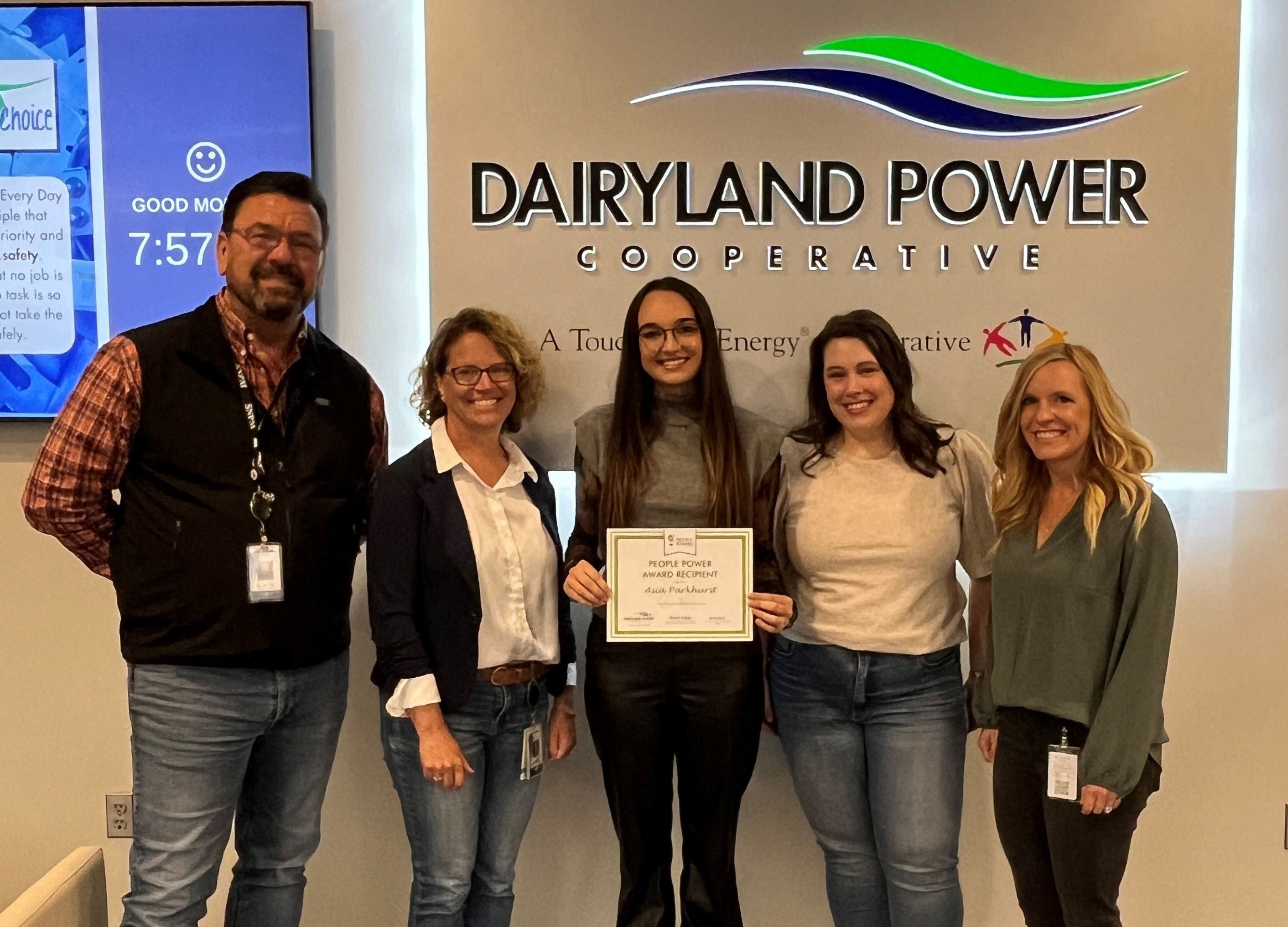Asia Parkhurst August People Powers Award Winner Dairyland Power asia-parkhurst-august-people-powers-award-winner-dairyland-power